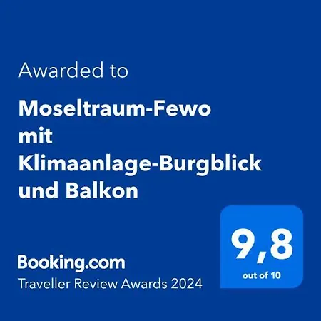 Moseltraum-fewo Mit Klimaanlage-burgblick Und Balkon